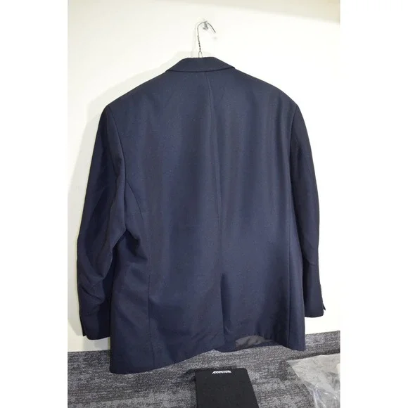 TravelSmith Blazer Jacket Navy Blue Men's 44S Travelers Hidden Pockets - Picture 6 of 16